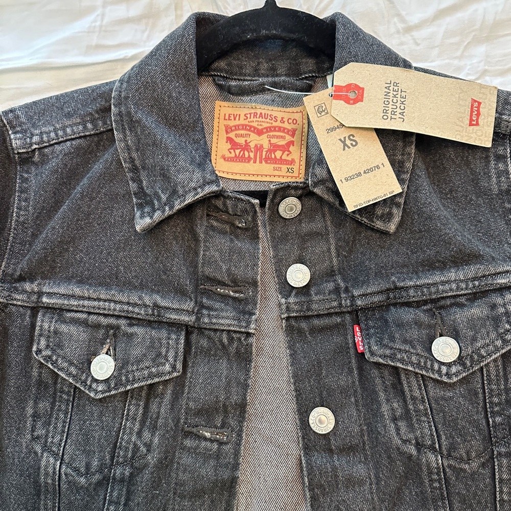 Levi’s black Jean jacket brand new with tags